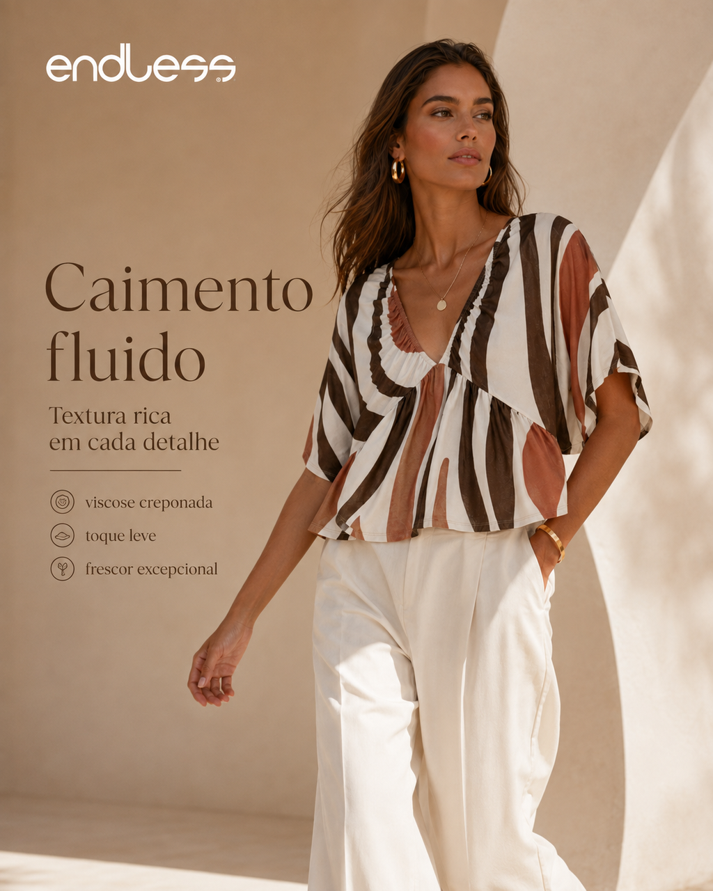 Blusa Feminina Com Abertura Nas Costas E16069
