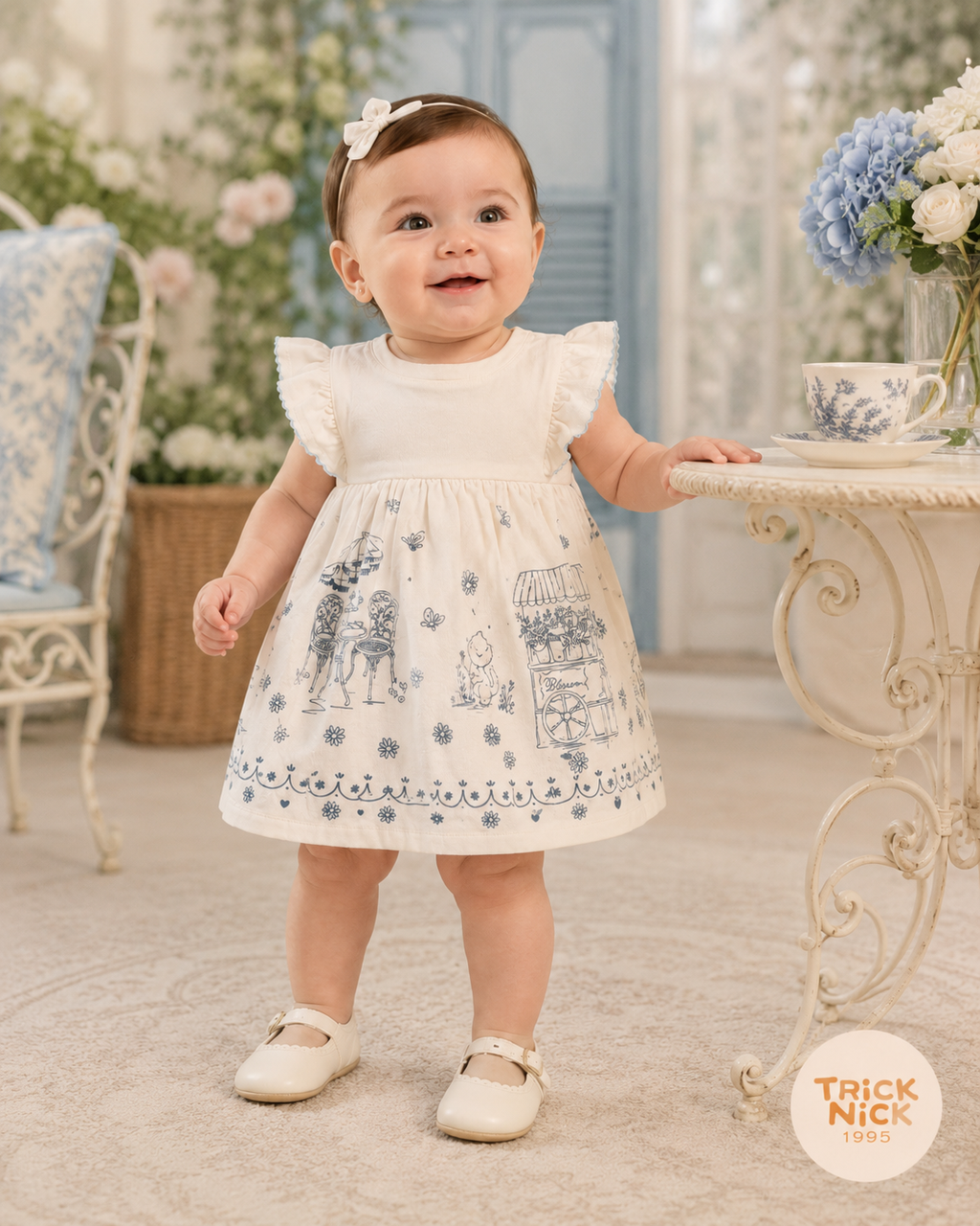 Vestido Infantil Feminino Estampado Trick 1137120