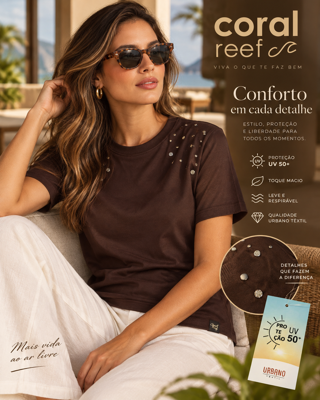 Blusa Coral Reef Protección UV