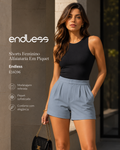 Shorts Feminino Alfaiataria Em Piquet Endless Código: E16096