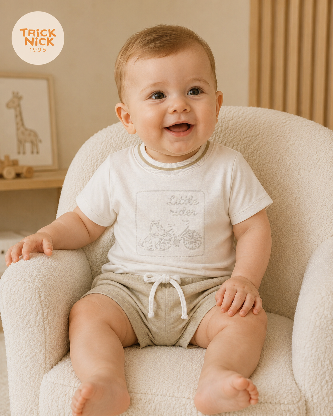 Conjunto Infantil Camiseta Com Bermuda Trick Nick 1027430