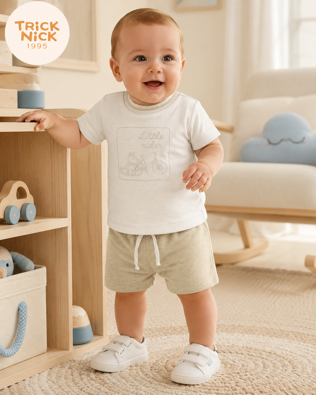 Conjunto Infantil Camiseta Com Bermuda Trick Nick 1027430