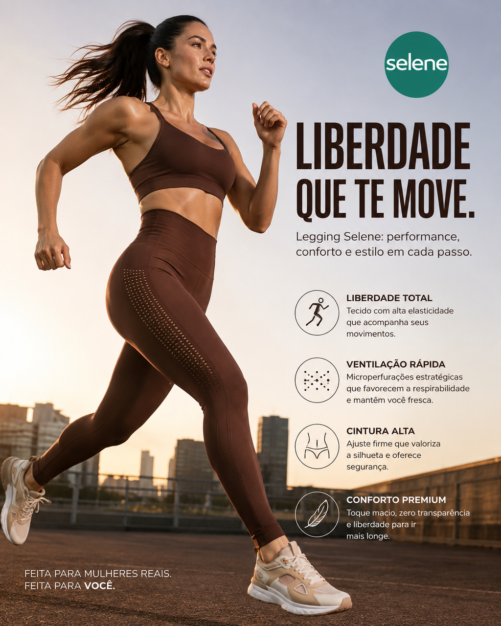 Legging Selene sem costura 20960