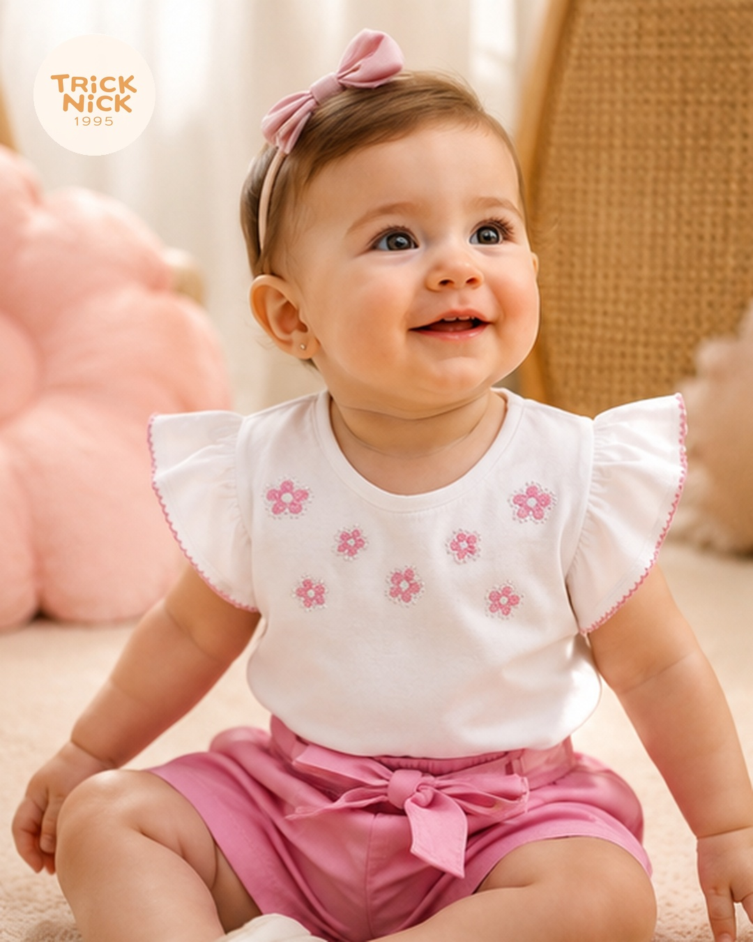 Conjunto Feminino Blusa Com Shorts Trick Nick 1171490