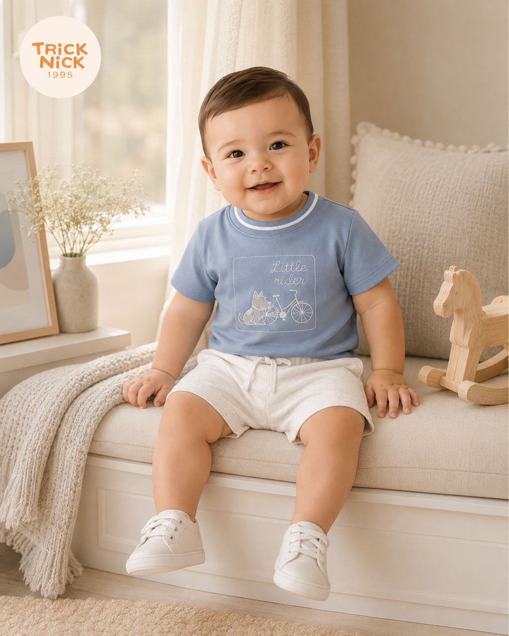 Conjunto Infantil Camiseta Com Bermuda Trick Nick 1027430