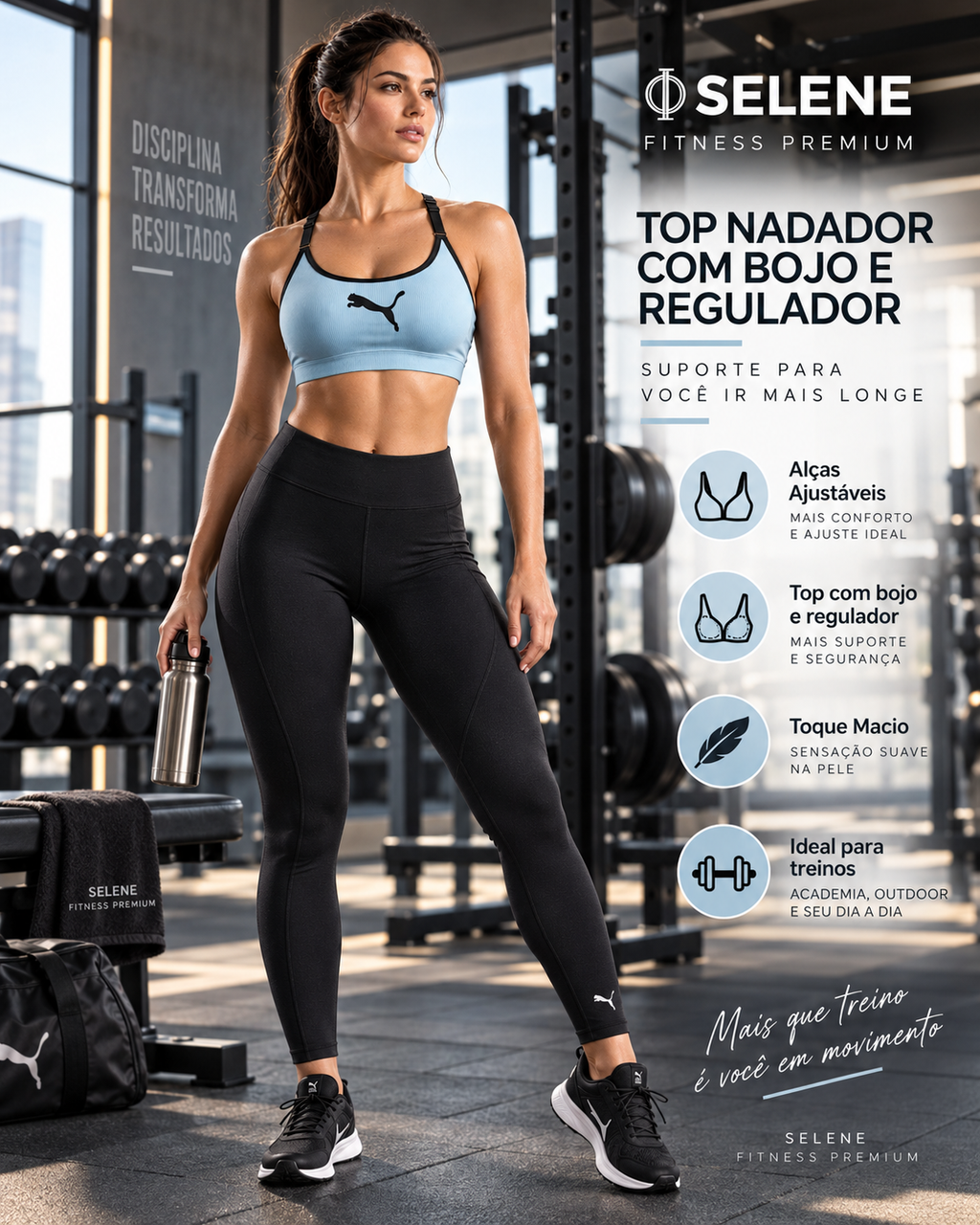 Top puma com bojo ajustable (copia)