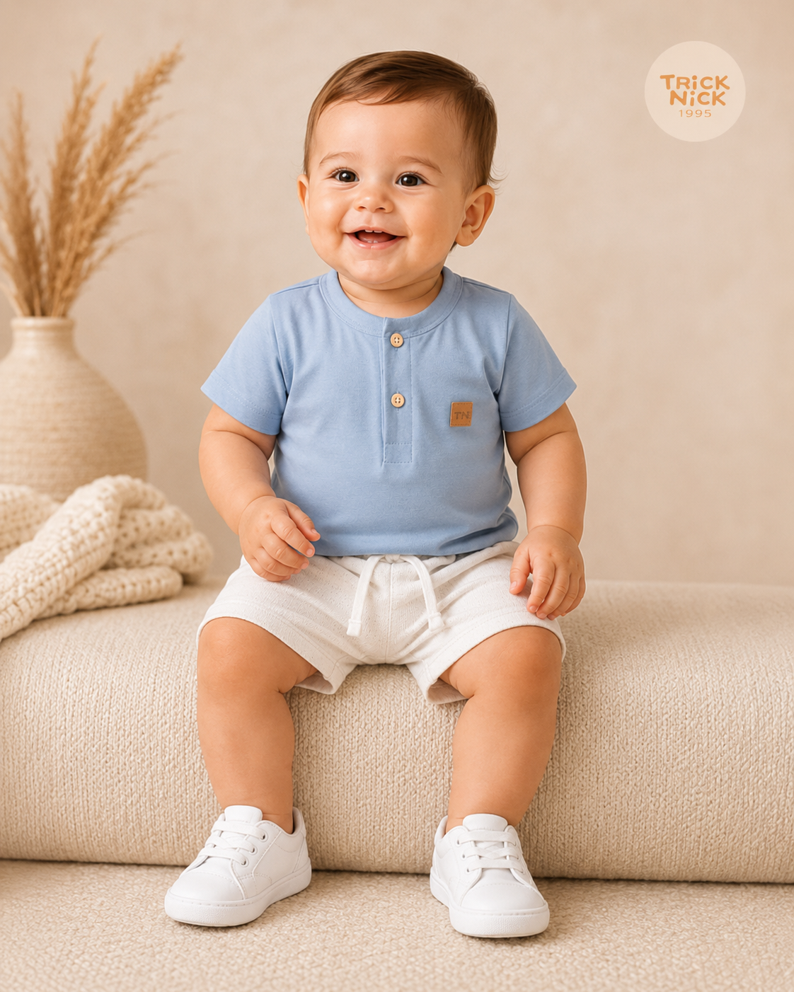 Conjunto Infantil Camiseta Com Bermuda Trick Nick 1027400