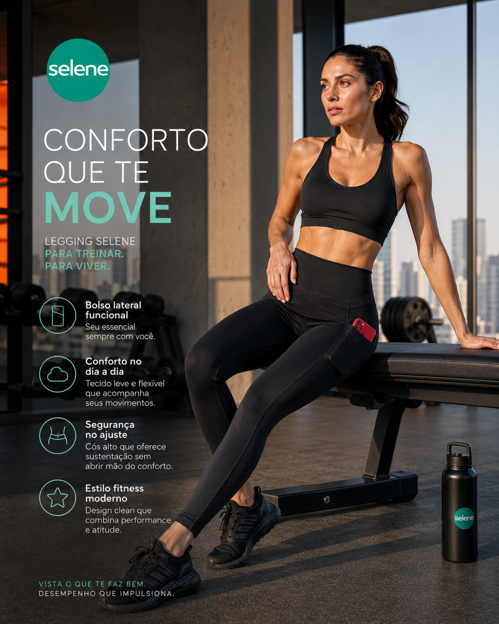 Legging com bolso 24690