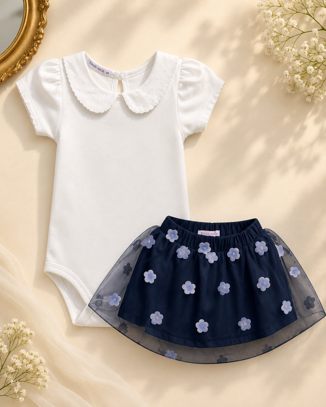Conjunto Feminino Body Com Saia Trick Nick 1171441