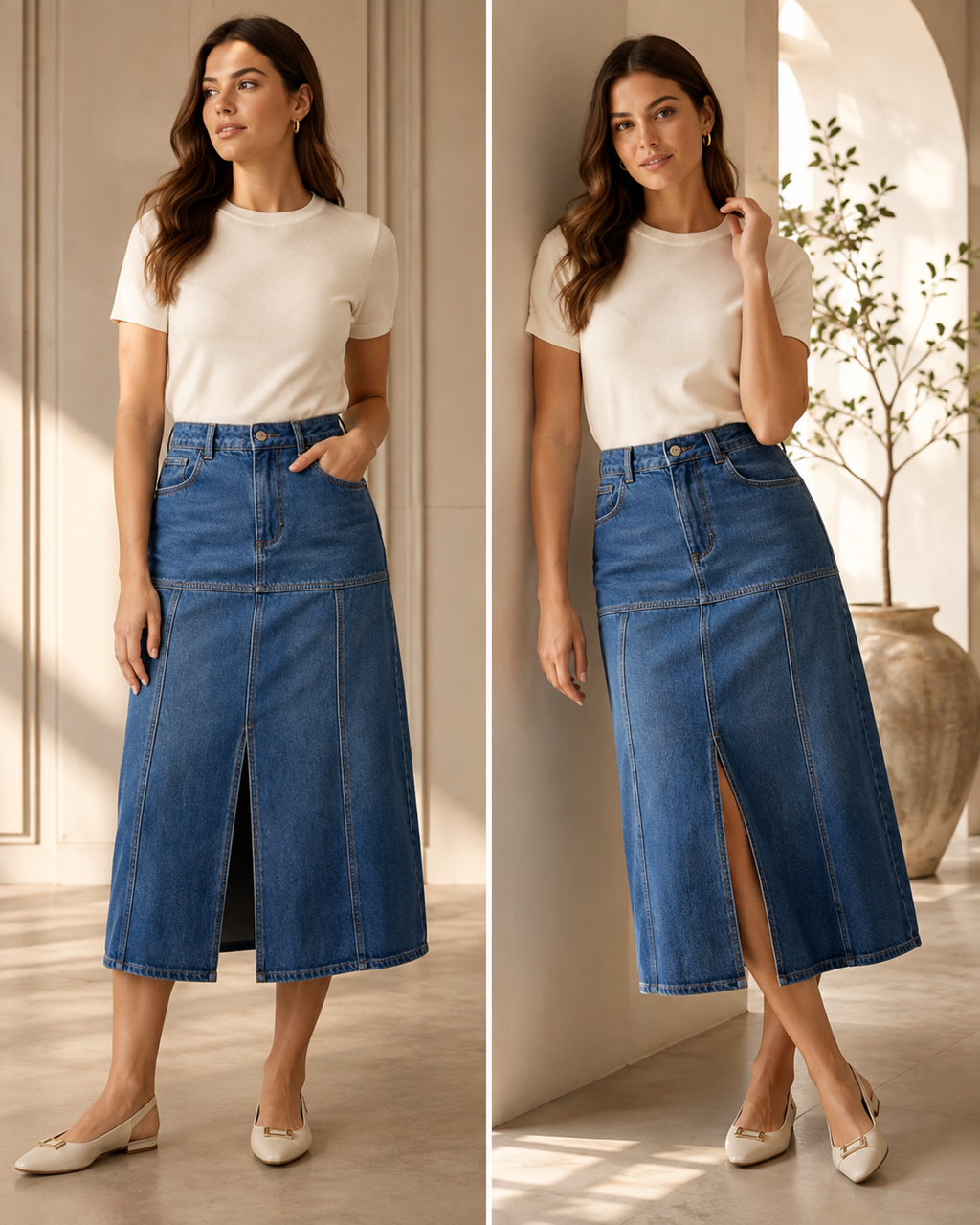 Pollera jeans Malwee