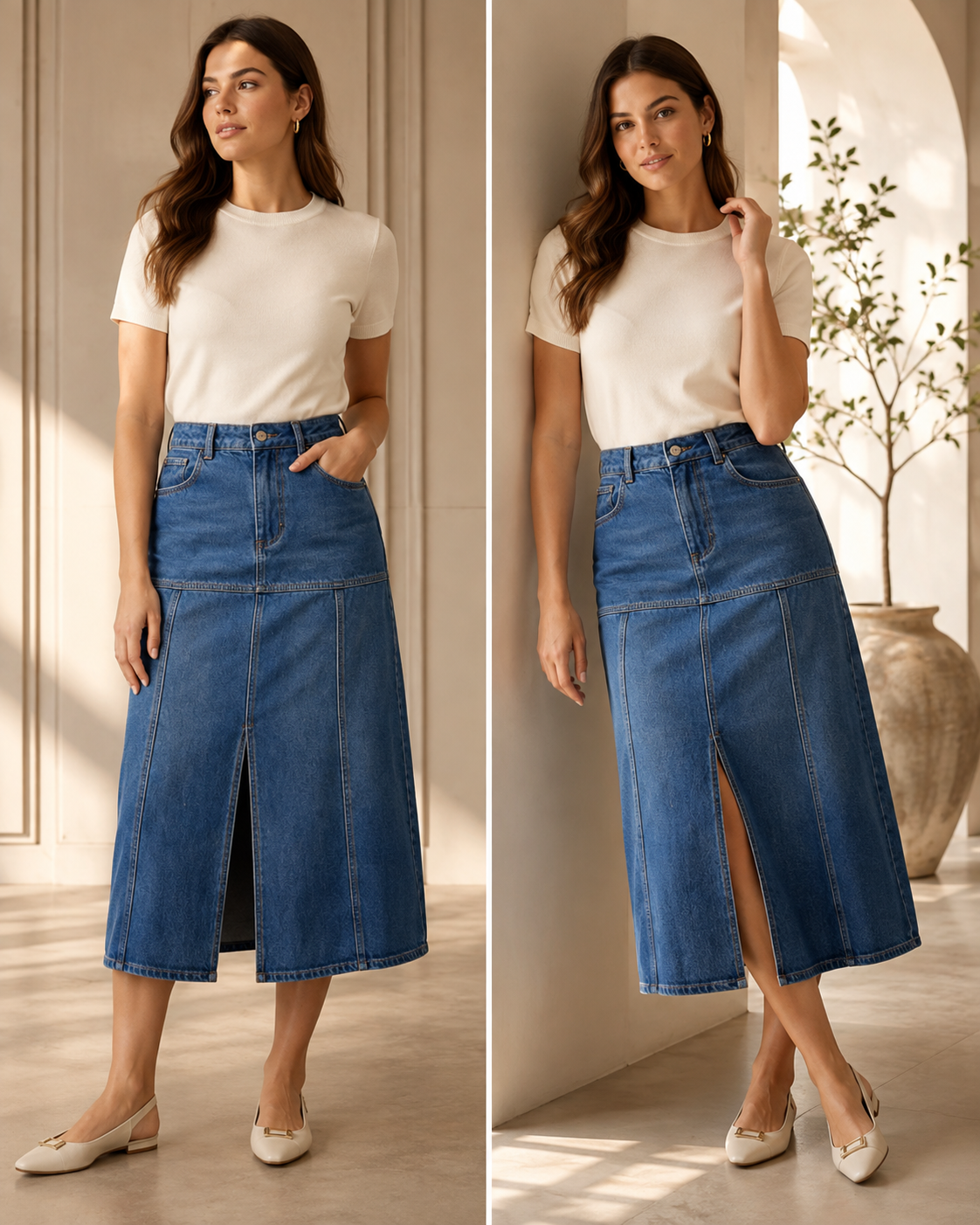 Pollera jeans Malwee