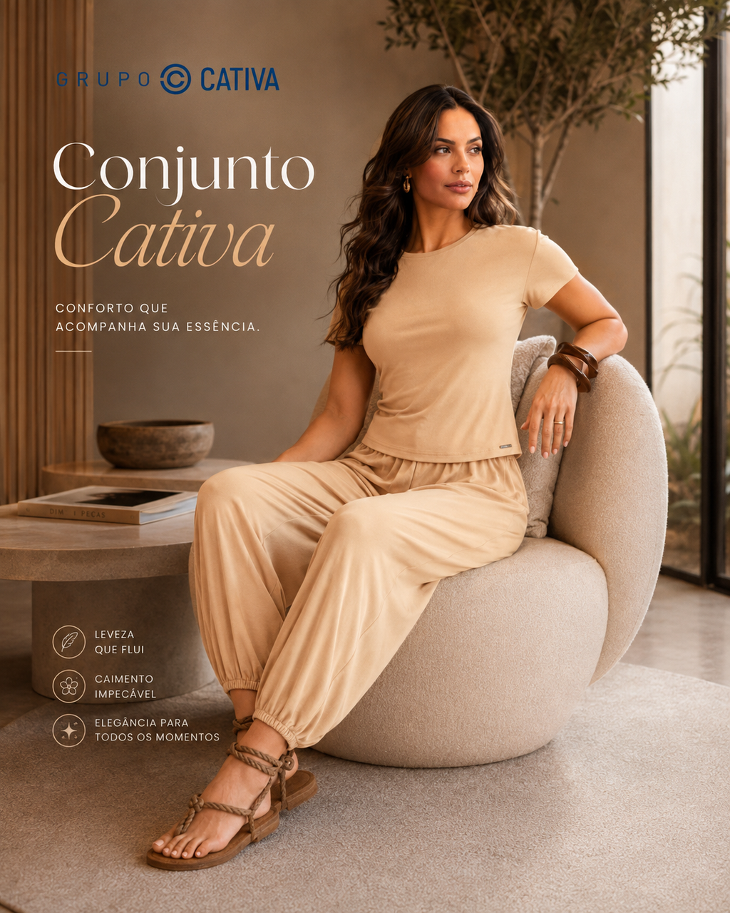 CONJ. BLUSA E CALÇA
Ref.: C91726