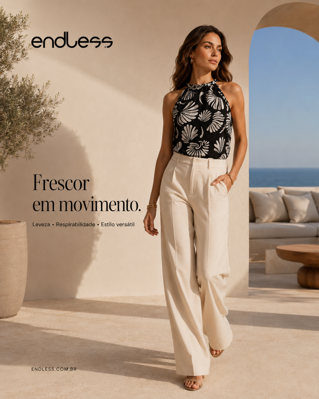 Blusa Feminina Com Alça Meia Malha Rovitex