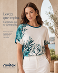 Blusa Feminina Viscotorcion Crepe Rovitex Verde
