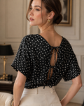 Blusa Feminina Viscose Acetinada Estampada E6111