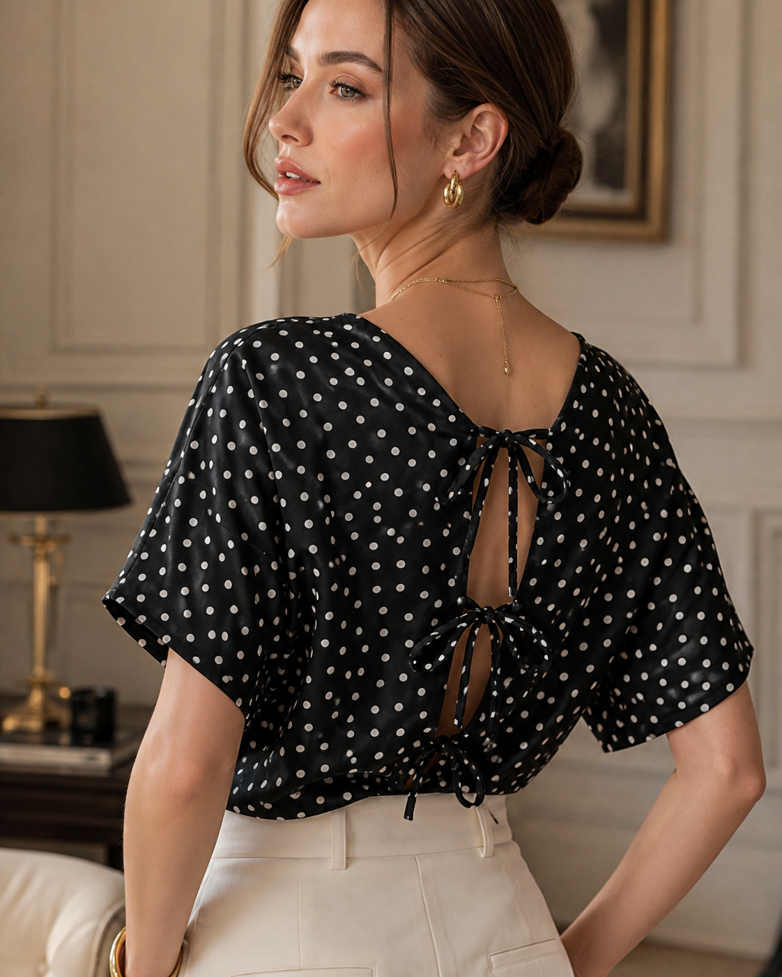Blusa Feminina Viscose Acetinada Estampada E6111
