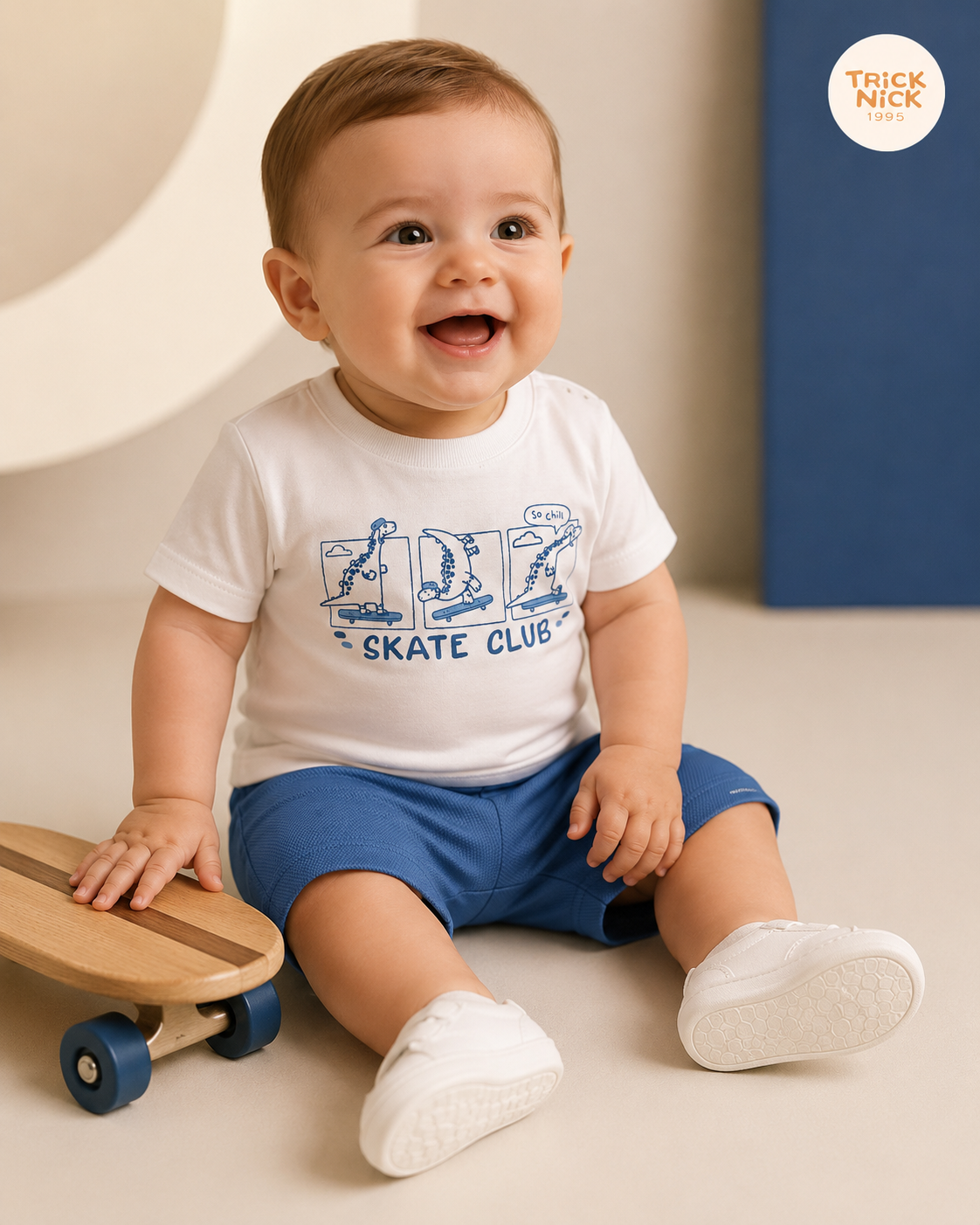 Conjunto Camiseta Com Bermuda Infantil Rovi Kids 3028990