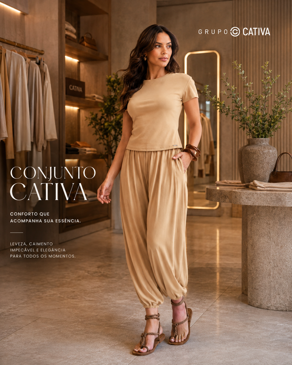CONJ. BLUSA E CALÇA
Ref.: C91726