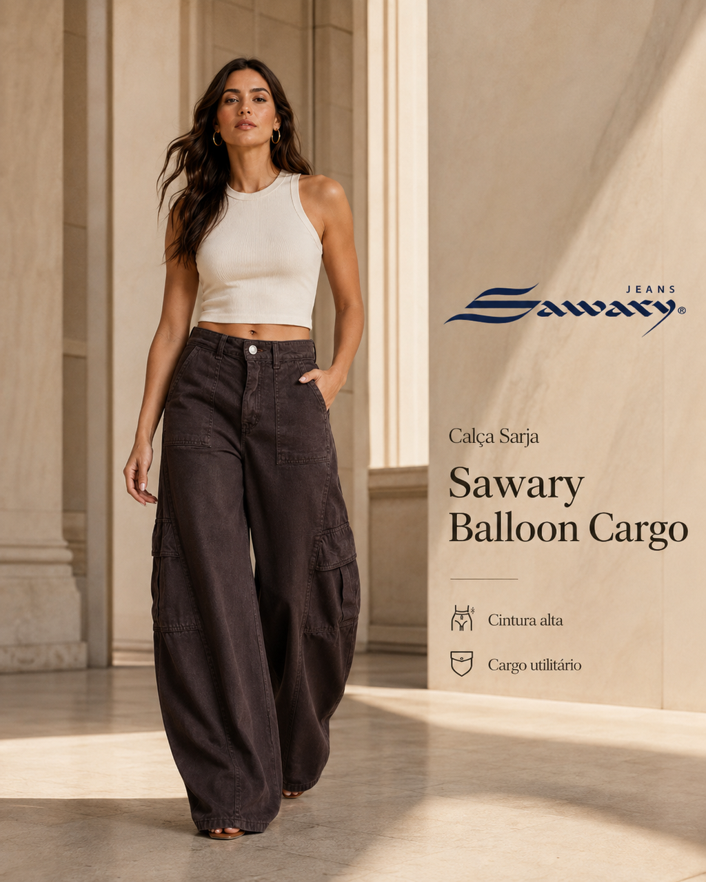 Jeans Sawary Balloon 283843.     (No lycra)