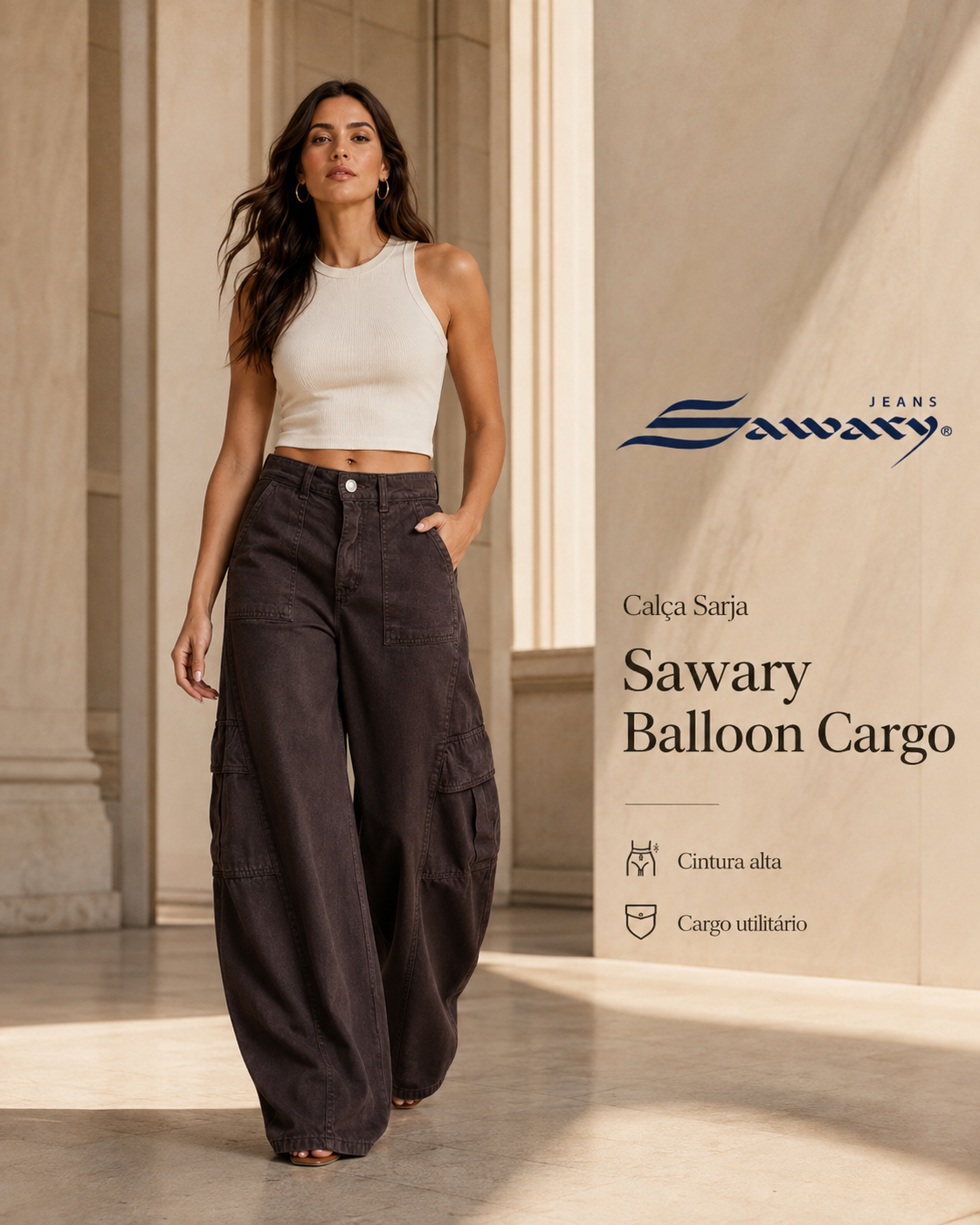 Jeans Sawary Balloon 283843.     (No lycra)