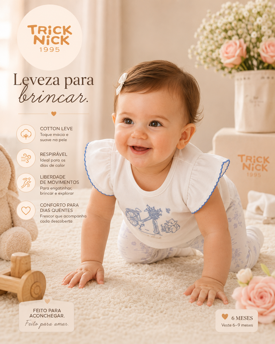 Conjunto Feminino Blusa Com Legging Trick Nick 1137150