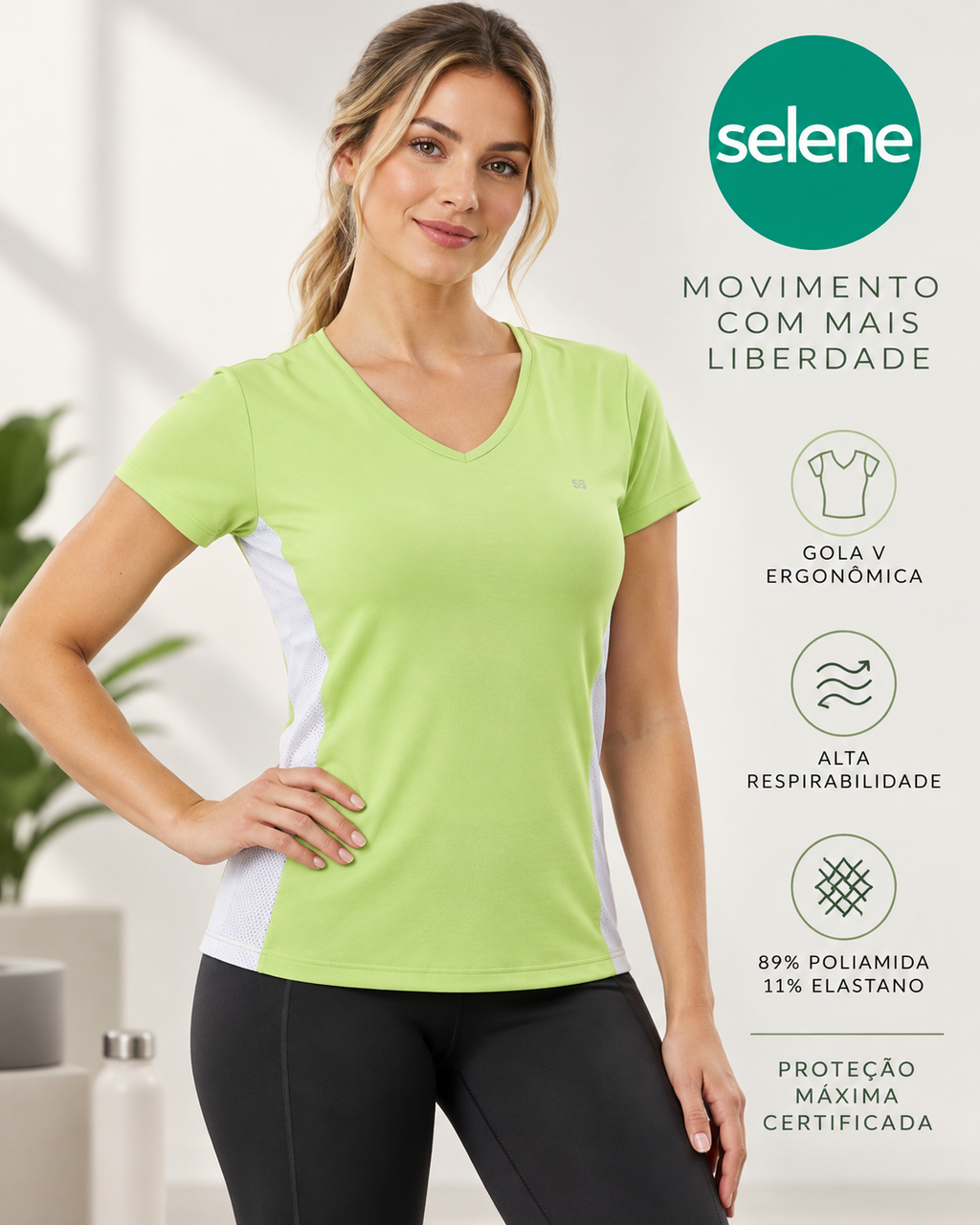 Camiseta com recorte 20864