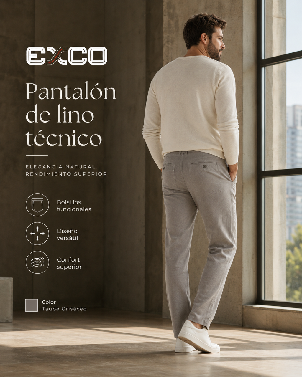 Calça De Linho X50036