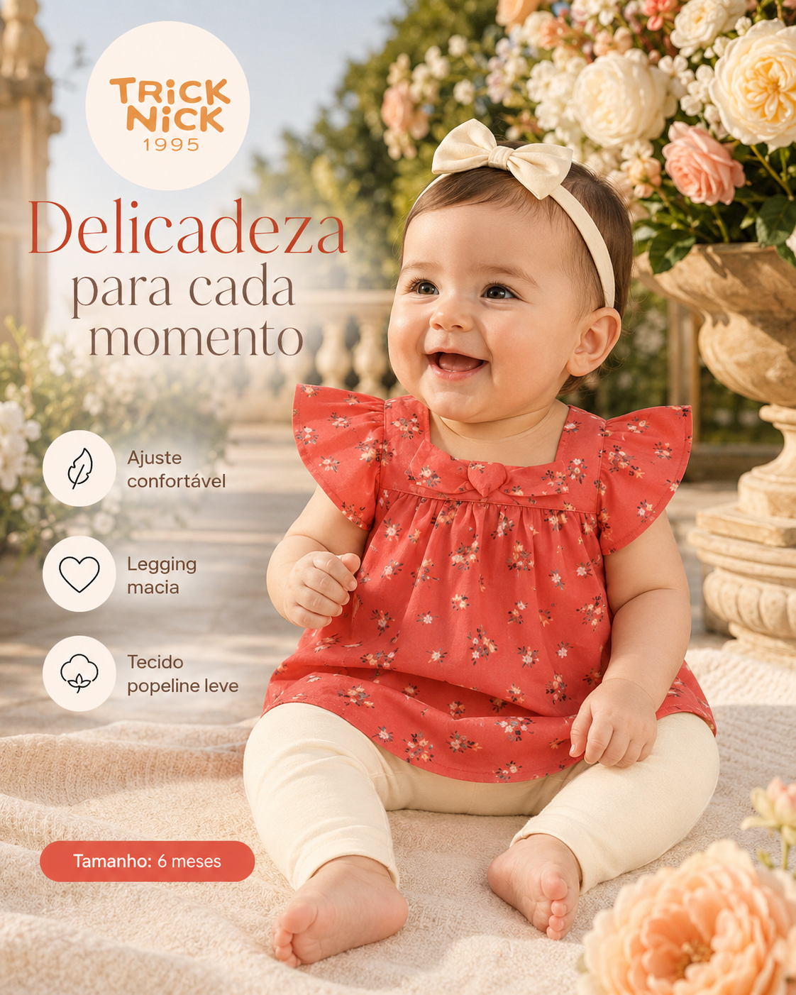 Conjunto Infantil Bata Com Legging Trick Nick 1199060