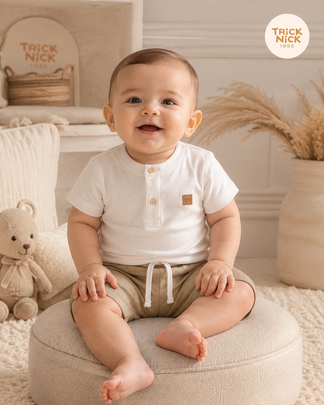 Conjunto Infantil Camiseta Com Bermuda Trick Nick 1027400