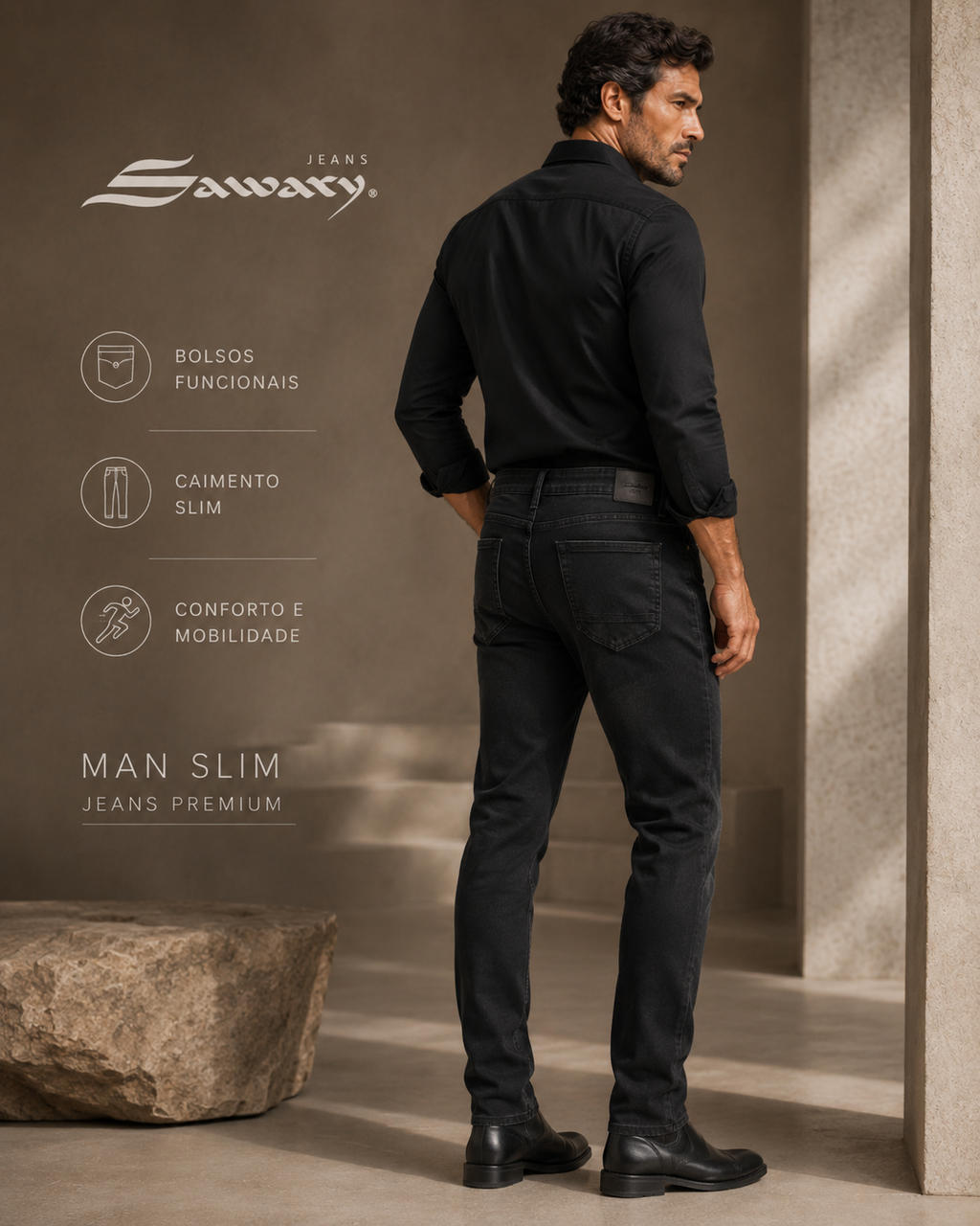 Jeans Sawary slim 283479 (Si Lycra)