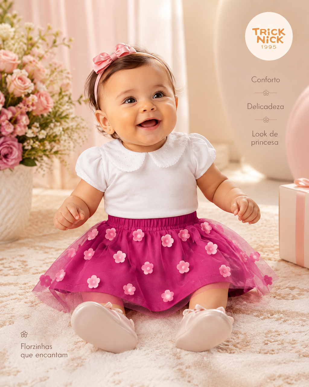 Conjunto Feminino Body Com Saia Trick Nick 1171441
