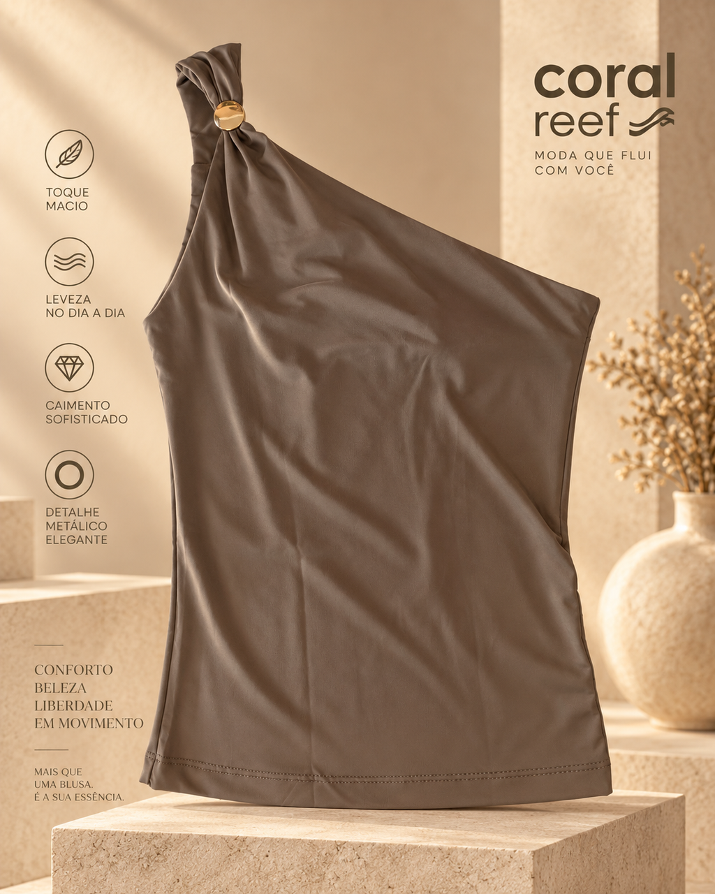 Blusa Coral Reef Poliamida