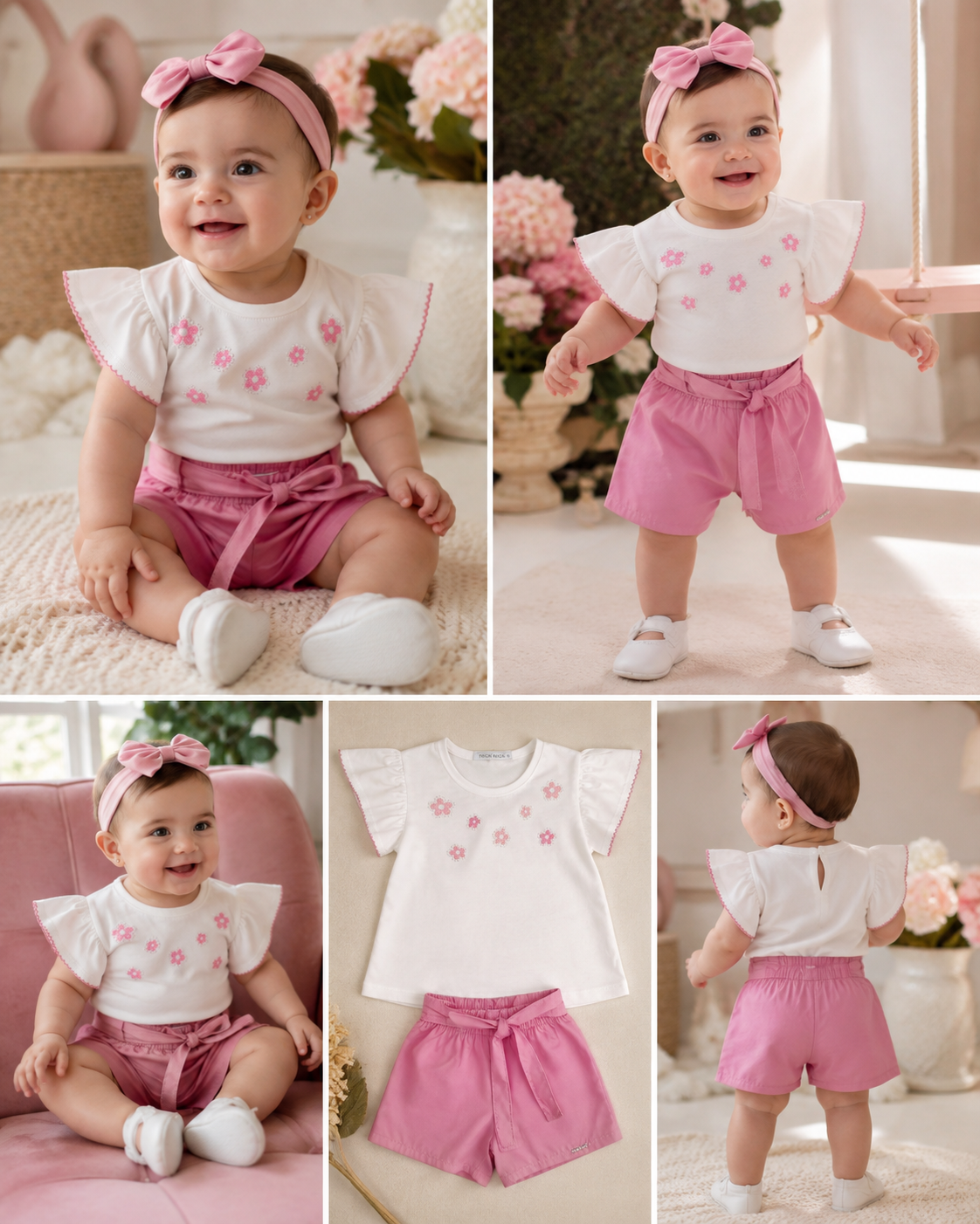 Conjunto Feminino Blusa Com Shorts Trick Nick 1171490