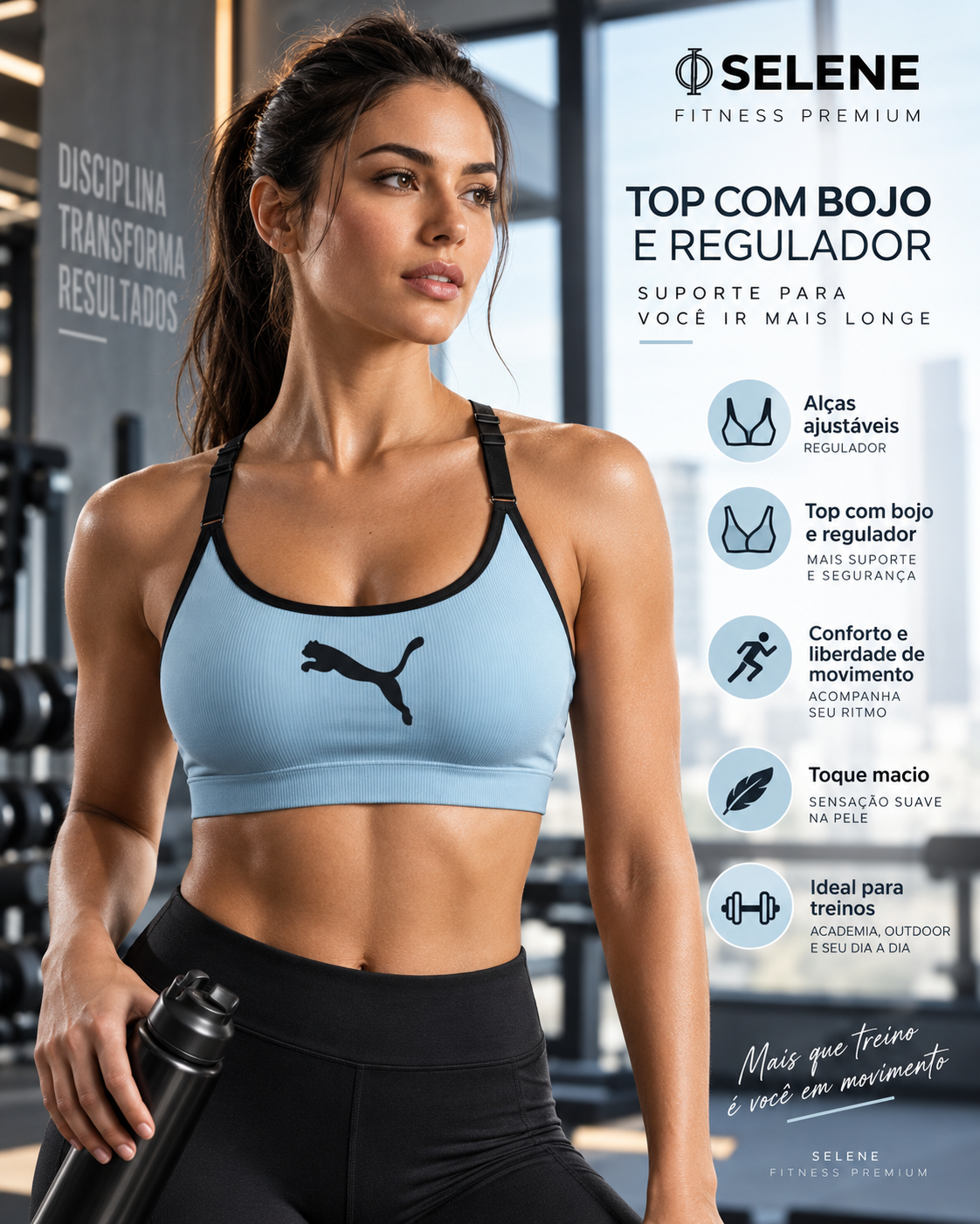 Top puma com bojo ajustable (copia)