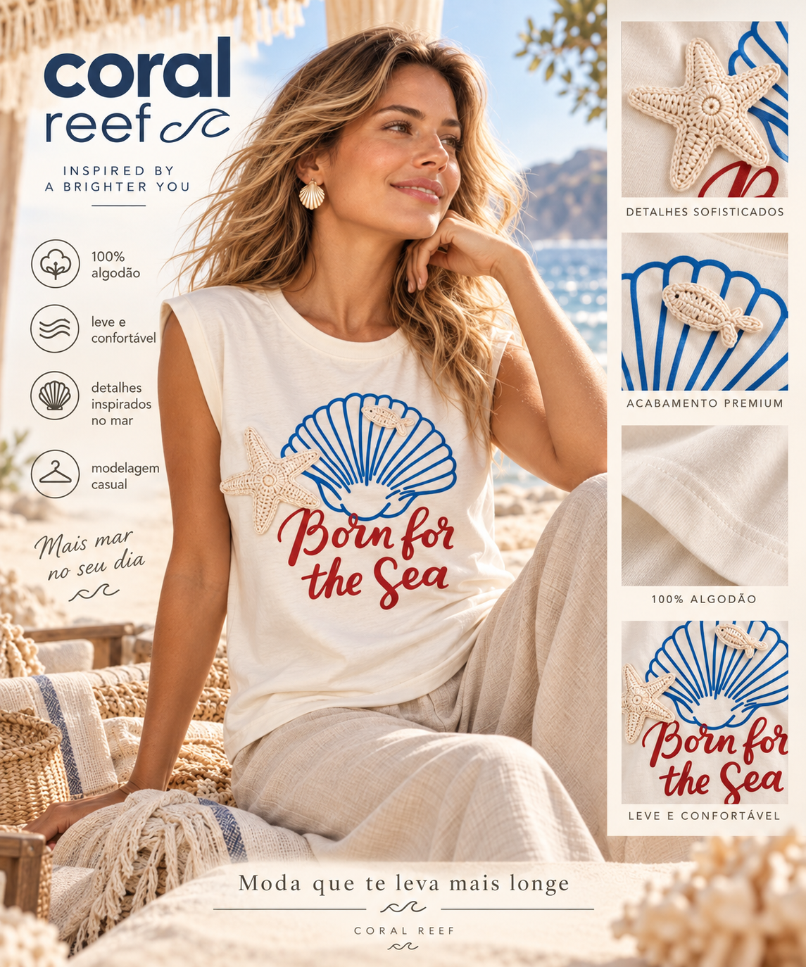 Blusa Coral