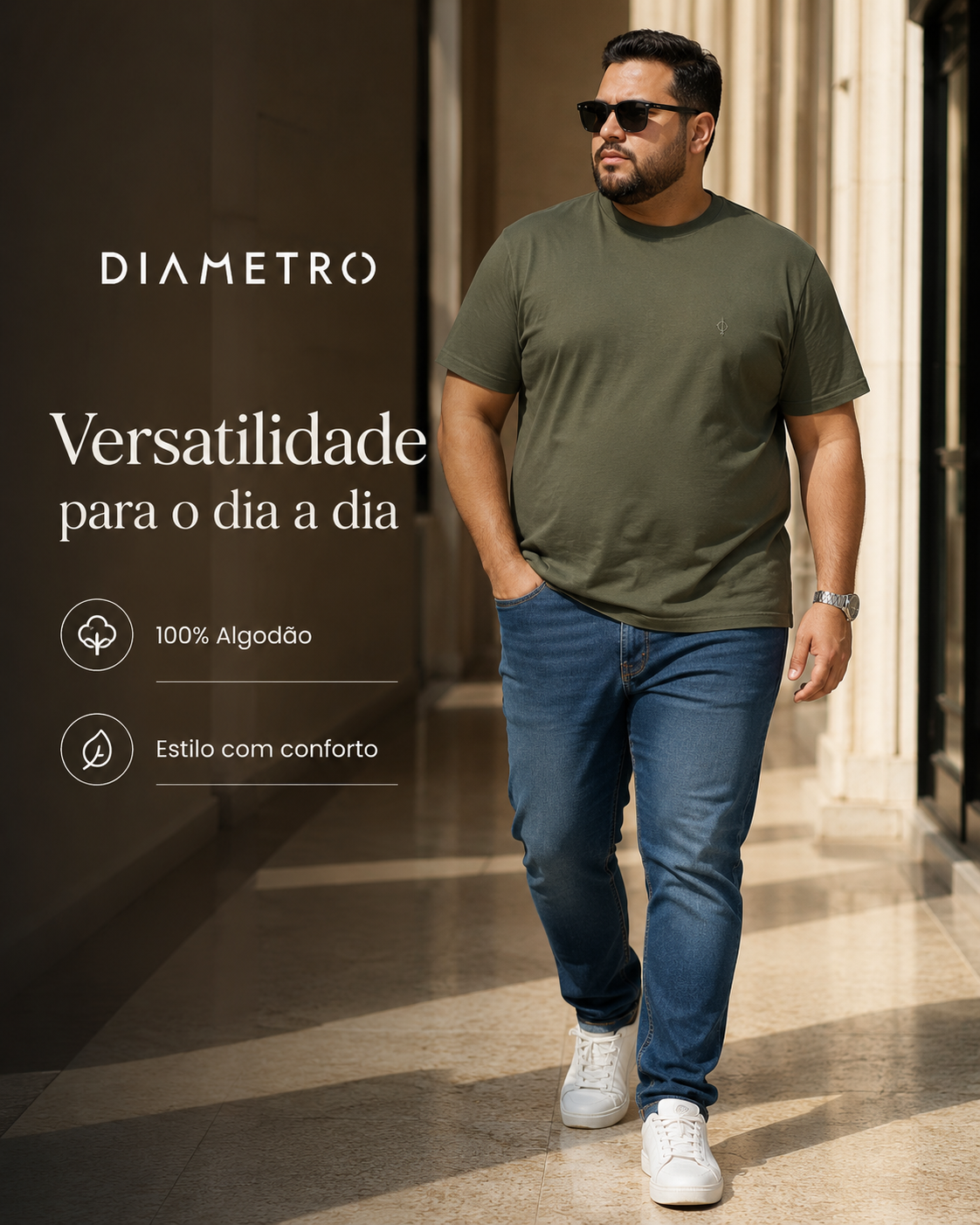 Camiseta Masculina Plus DB00126