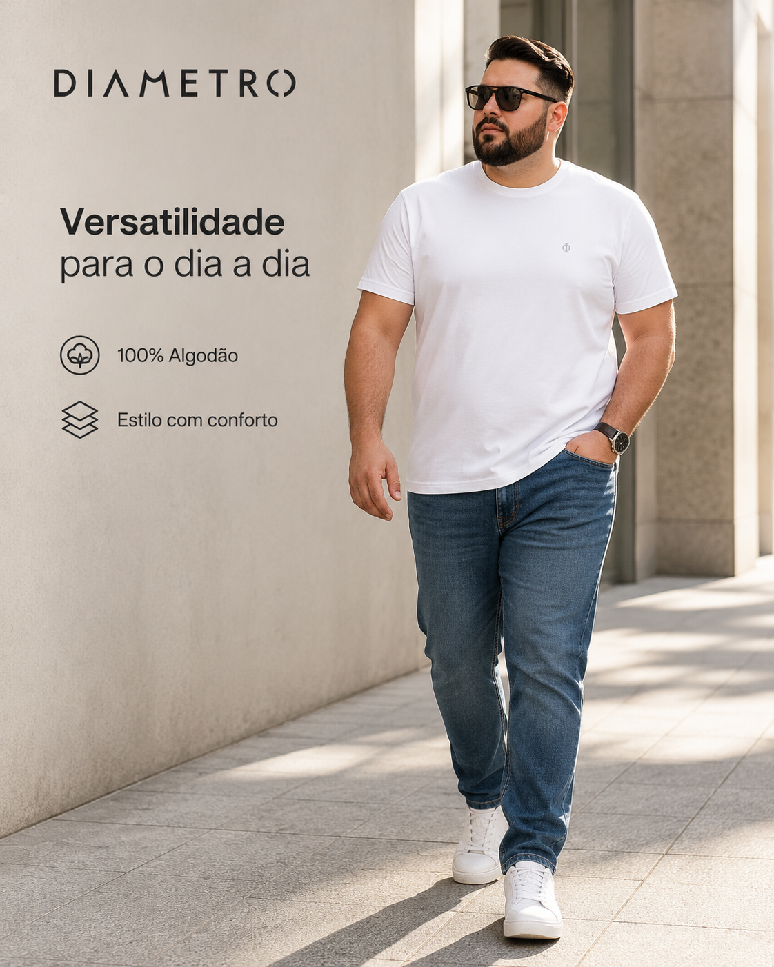 Camiseta Masculina Plus DB00126