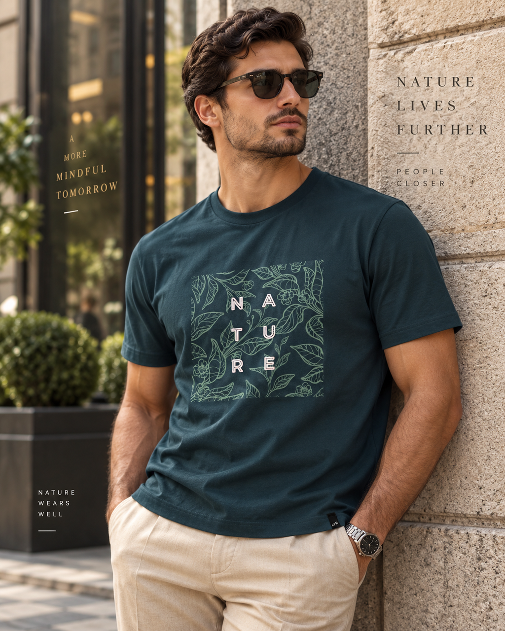 Blusa masculina Coral Reef