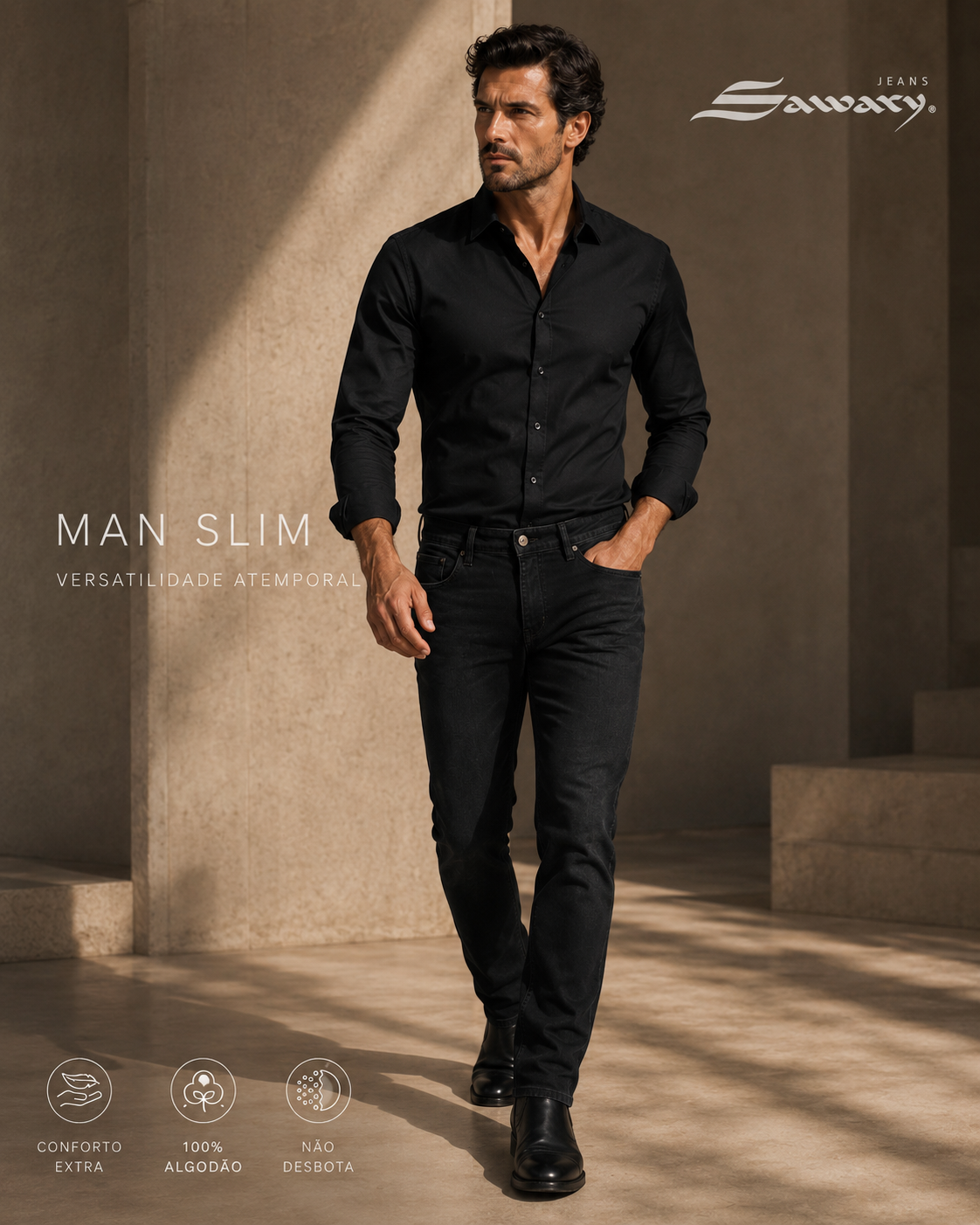 Jeans Sawary slim 283479 (Si Lycra)