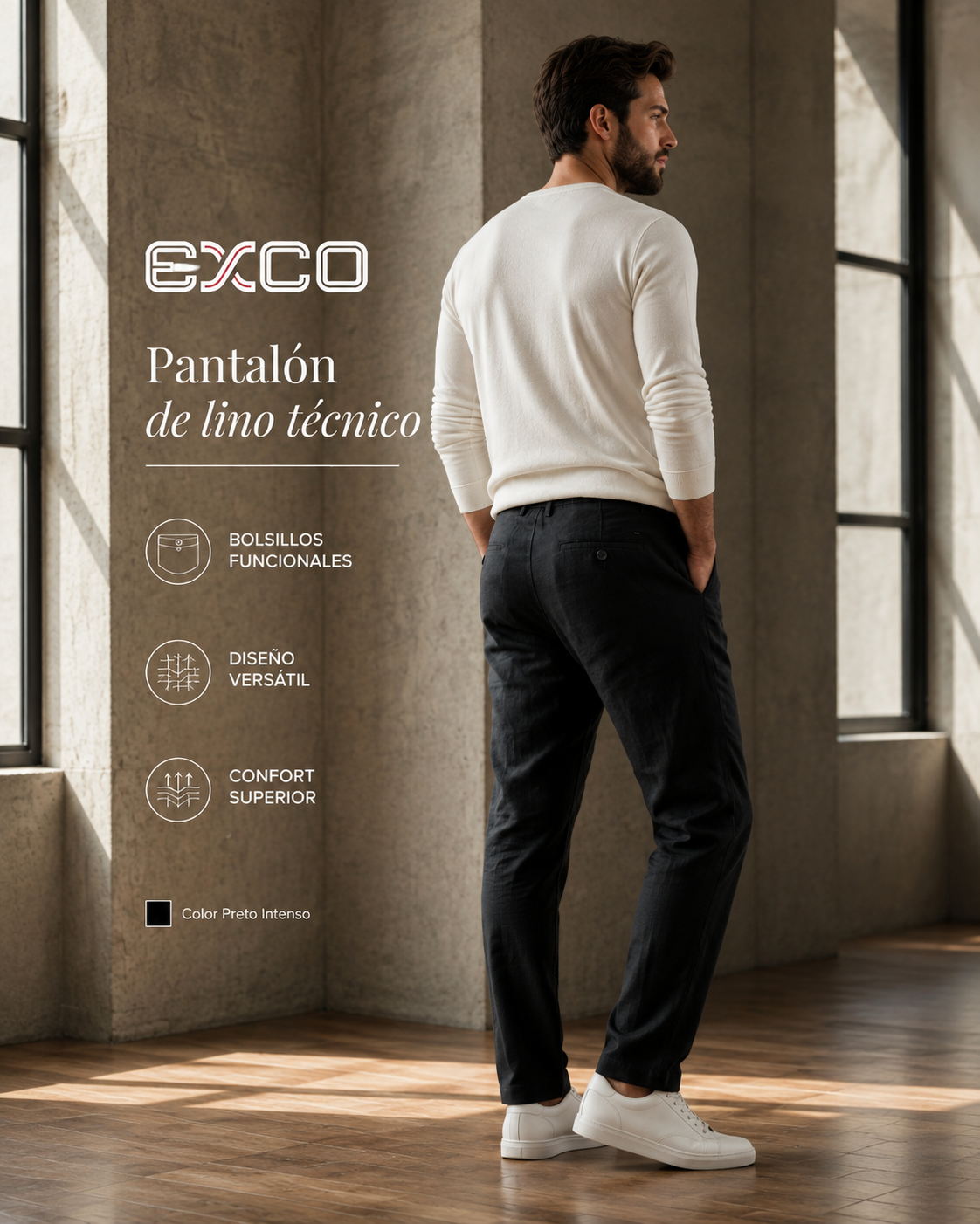 Calça De Linho X50036