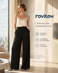 Calça Feminina Pantalona Tecido Viscose Rovitex 6196995