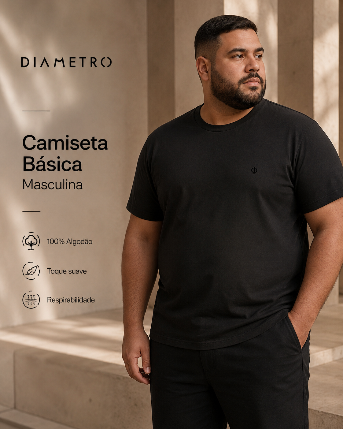 Camiseta Masculina Plus DB00126