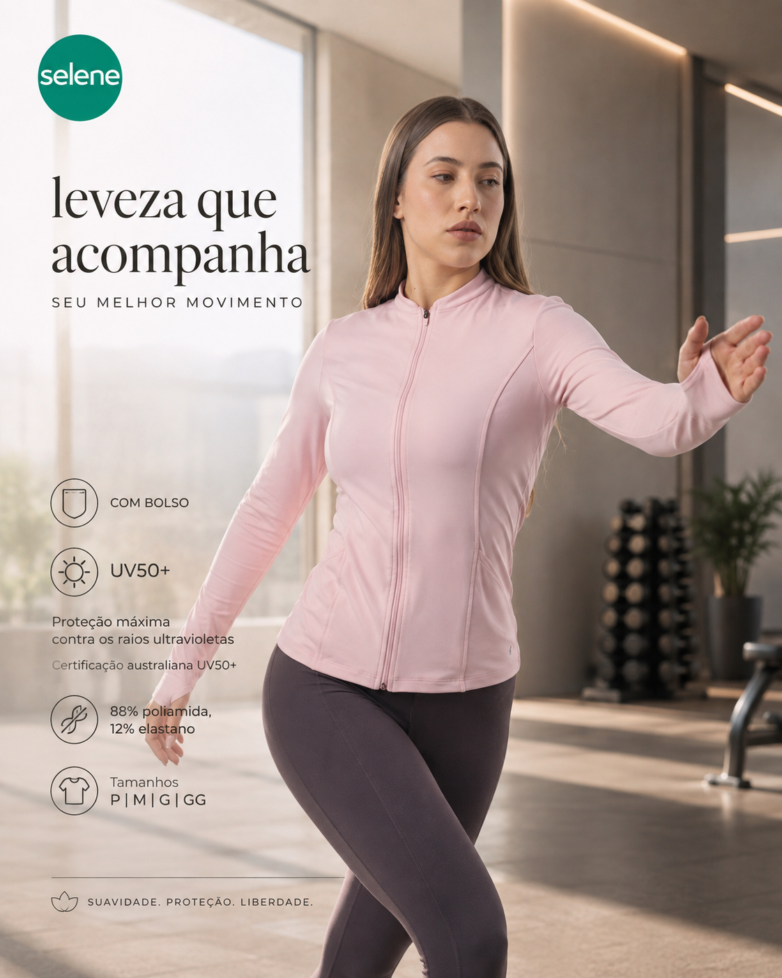 Jaqueta proteção UV 22026