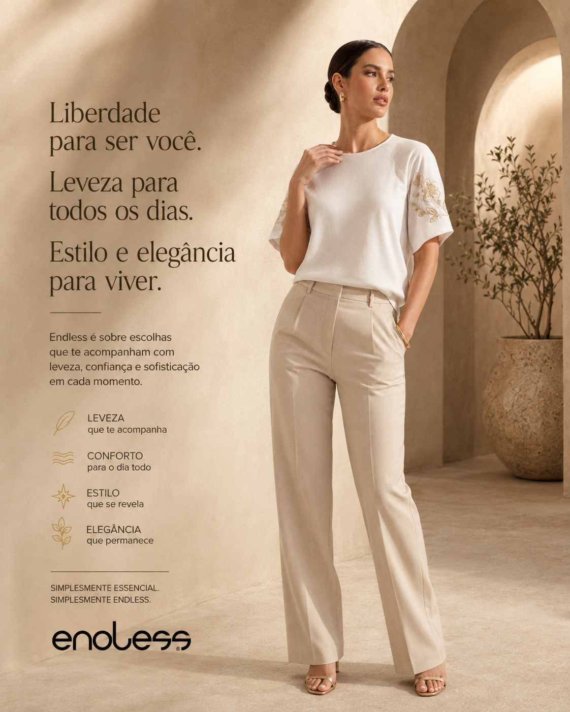 Blusa Feminina Com Bordado E Manga Raglan Endless E16063
