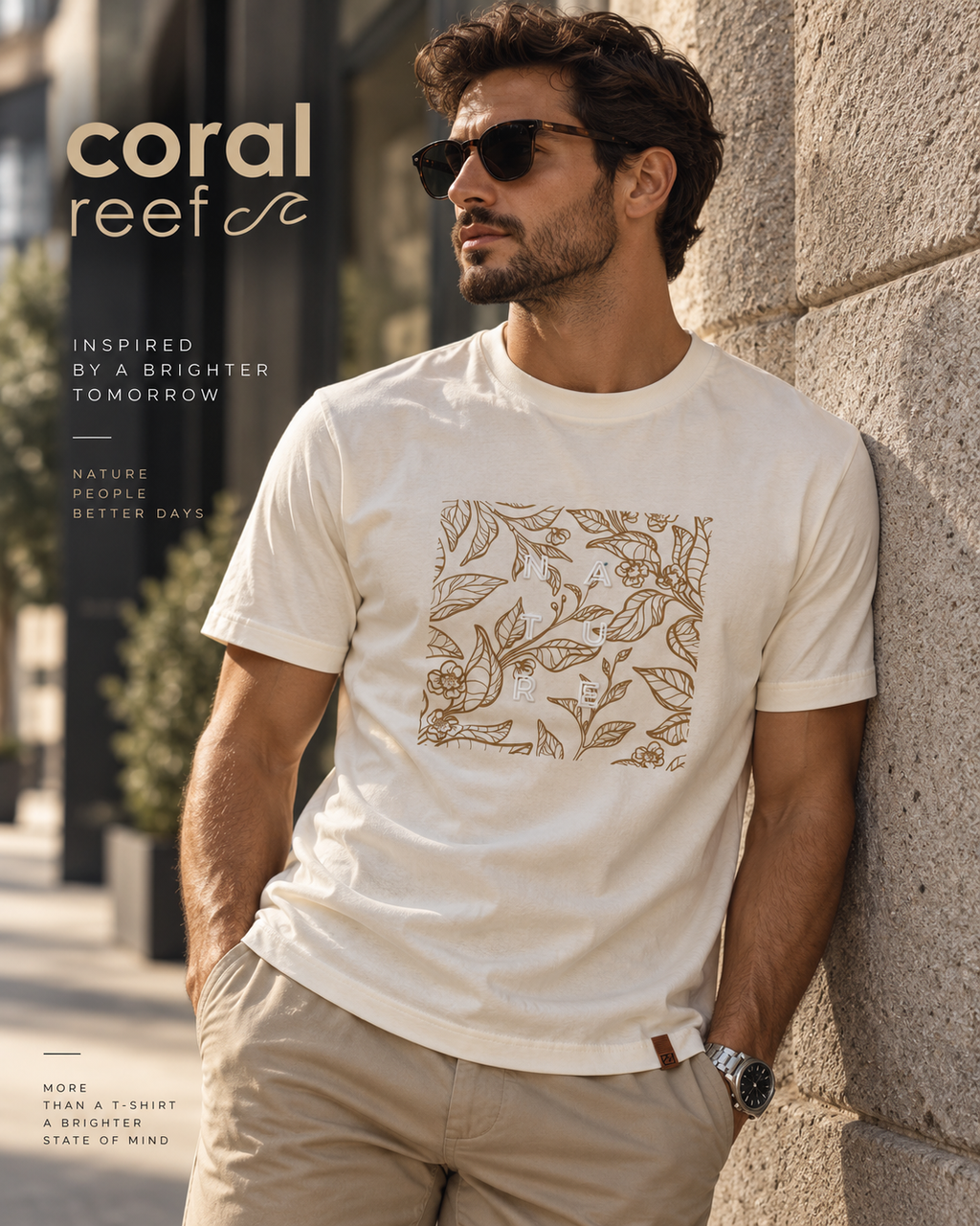 Blusa masculina Coral Reef