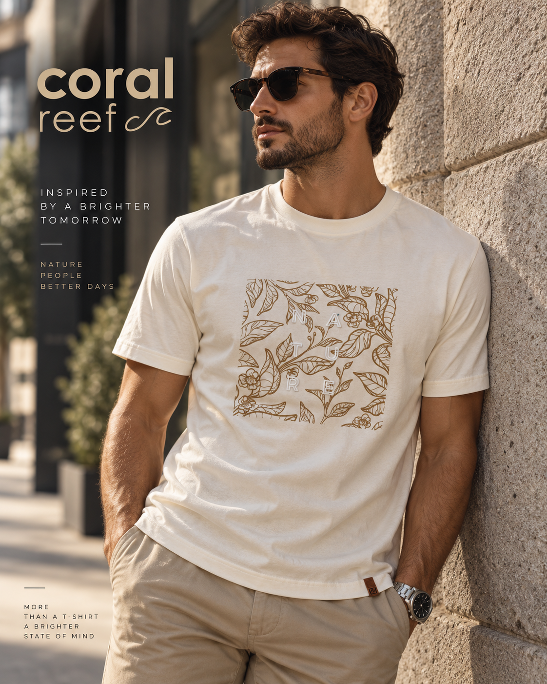 Blusa masculina Coral Reef