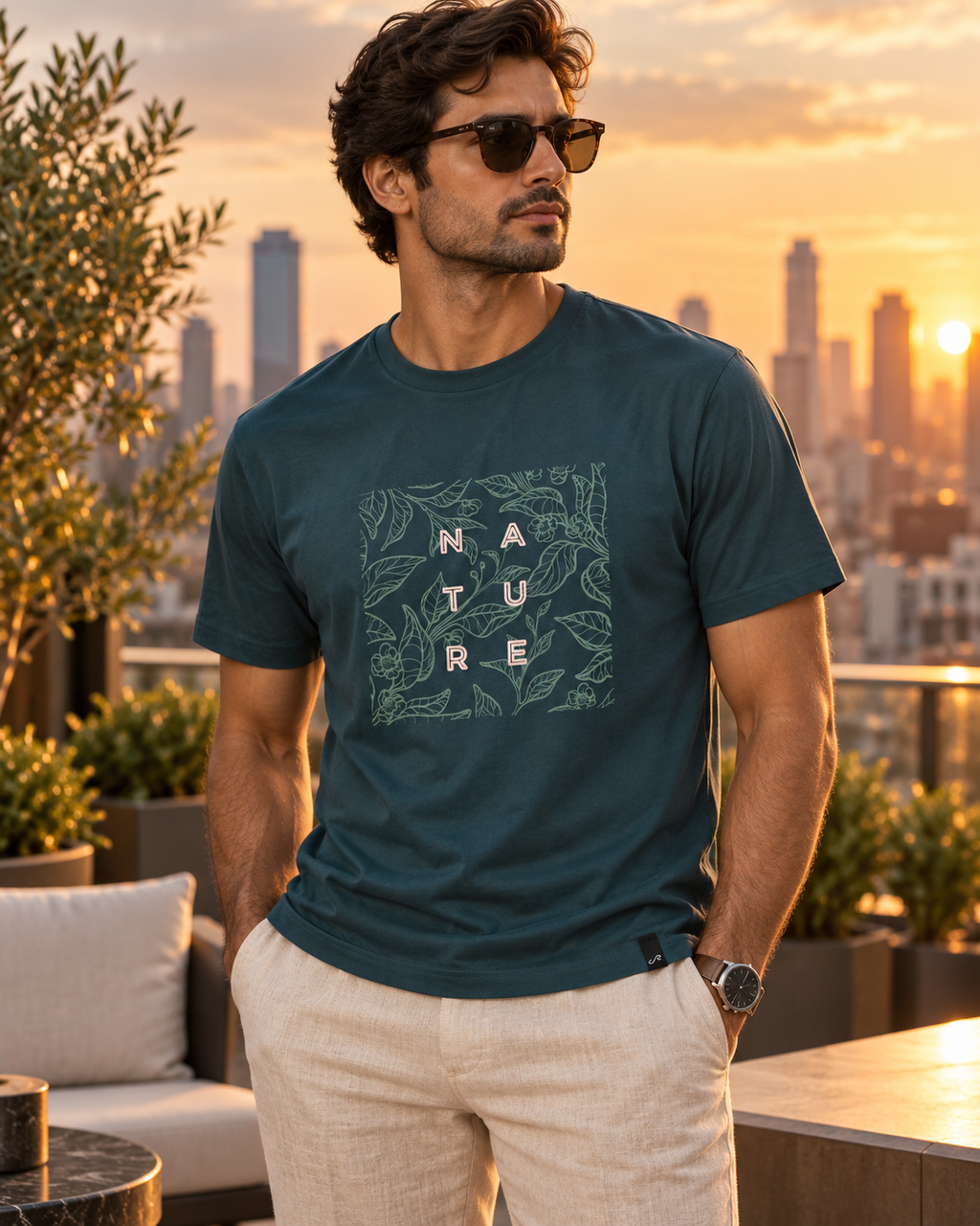 Blusa masculina Coral Reef