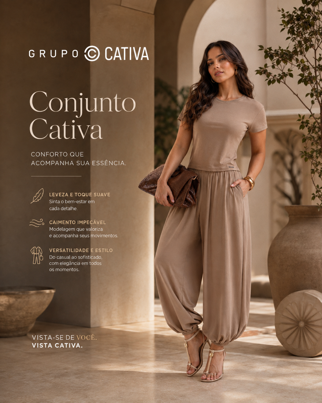CONJ. BLUSA E CALÇA Ref.: C91726