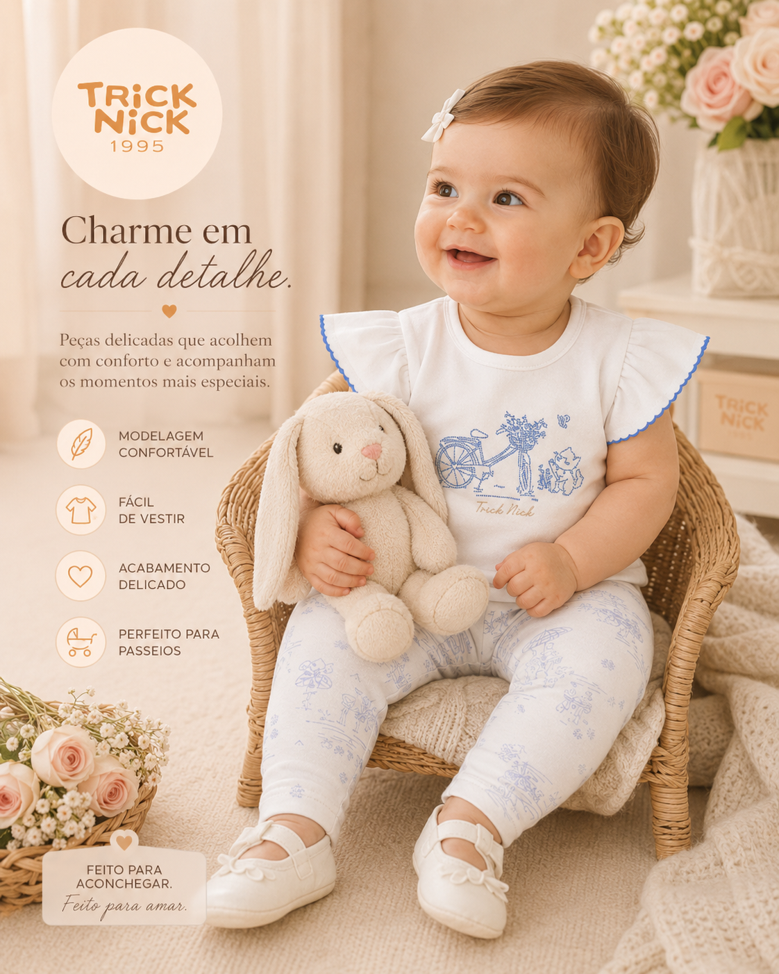 Conjunto Feminino Blusa Com Legging Trick Nick 1137150