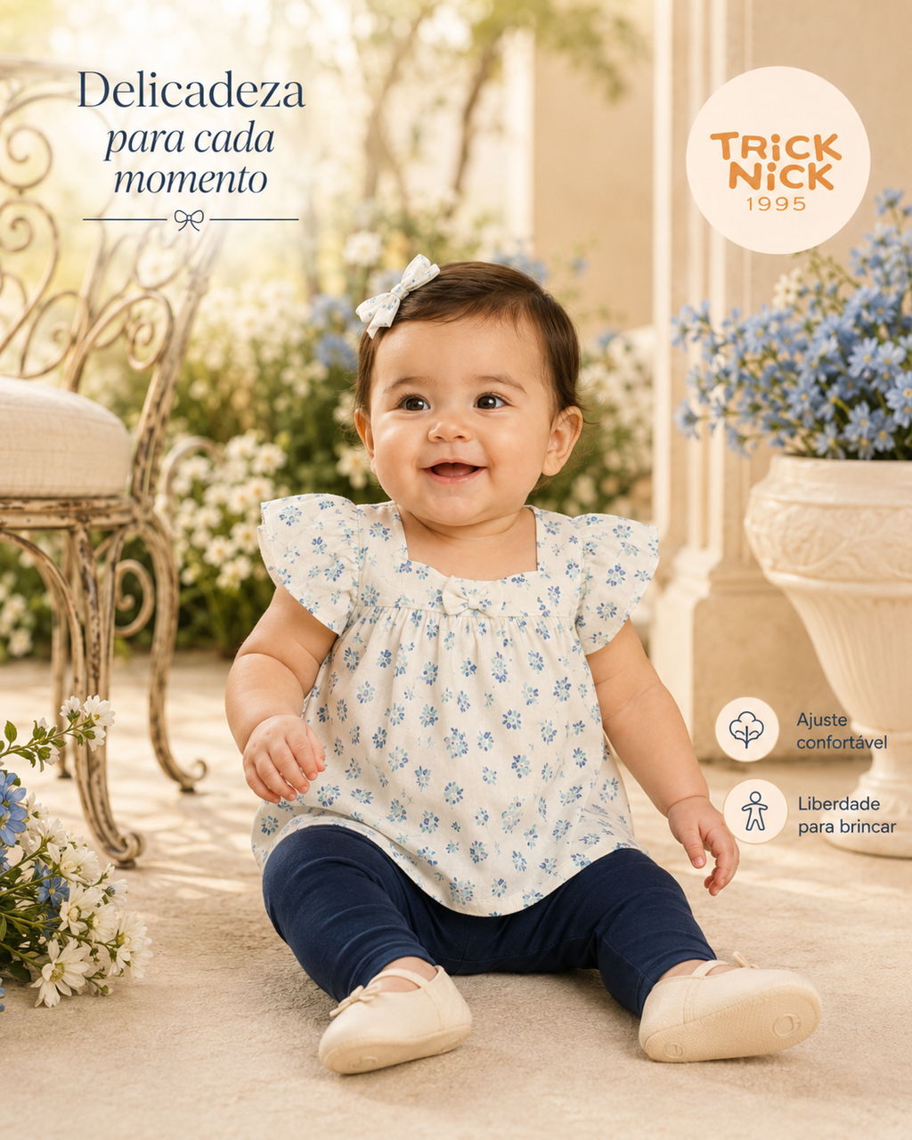Conjunto Infantil Bata Com Legging Trick Nick 1199060